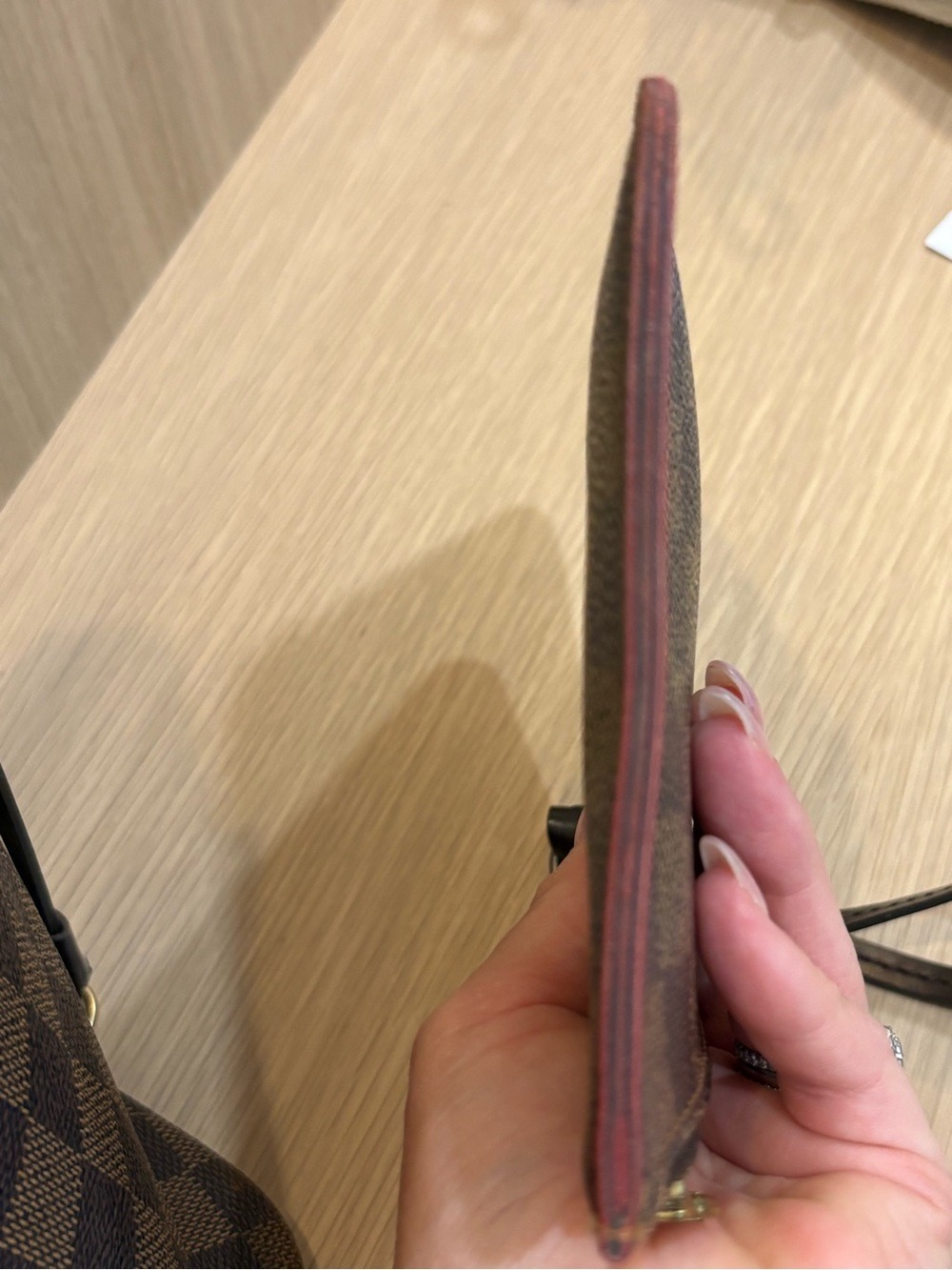 Authentic Louis Vuitton Neverfull MM with PM pouch - Picture 12 of 16